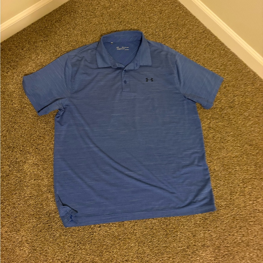 Under Armour Blue Performance Polo Shirt